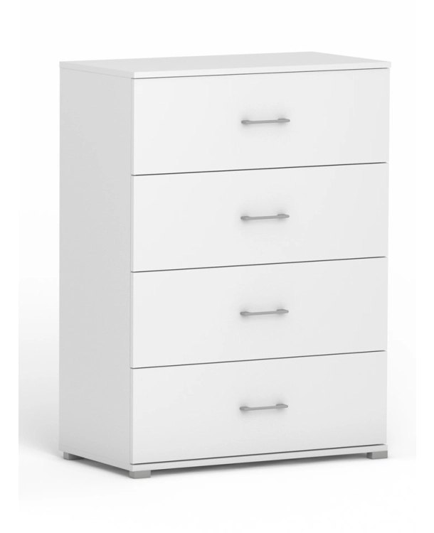 Komoda POLA 4s biala - 4 szerokości do wyboru. pojemna komoda na ubrania.